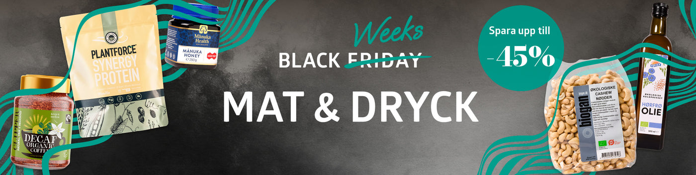 Black Weeks Mat & Dryck