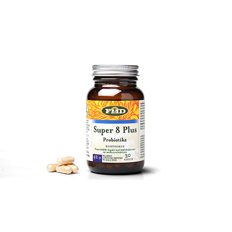 Super 8 Mælkesyrebakterier + Vitamin C från 5år+