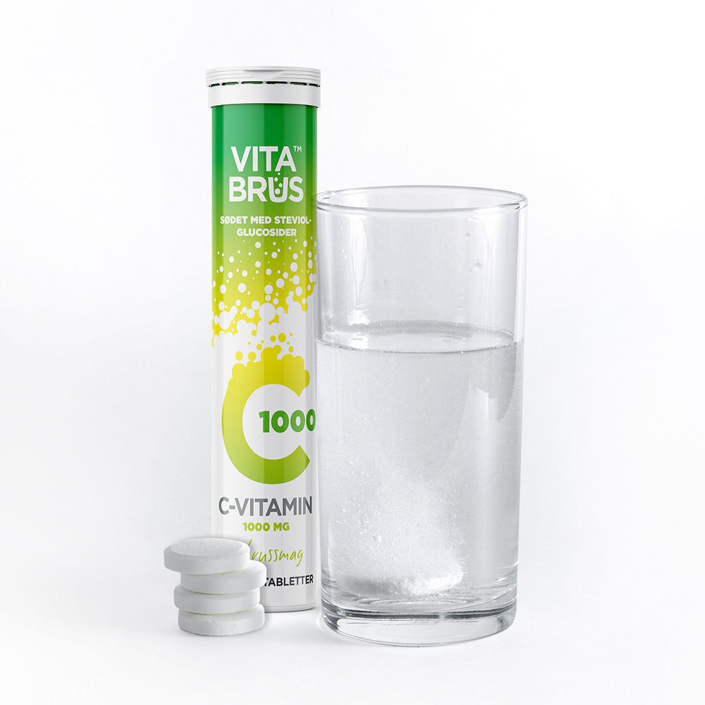 C-Vitamin Brus Tabletter - Citrussmak från