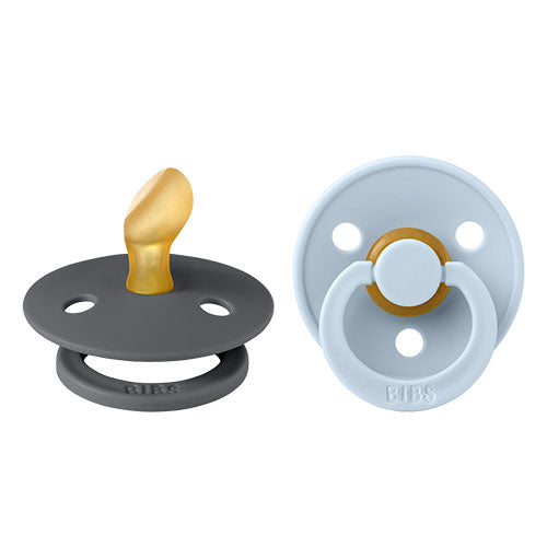 Colour Latex 0-6mån Anatomisk (Iron/Baby Blue) 2 st