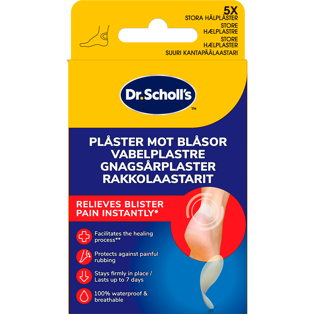 Scholl Blister Plasters Heel 5 st