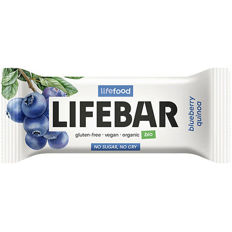 LifeBar Blåbär Quinoa RAW Eko