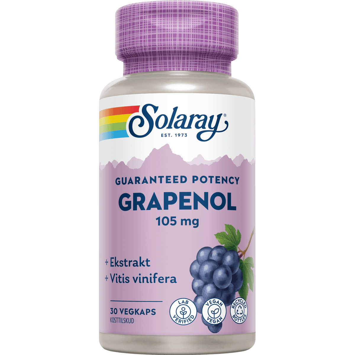 Solaray Grapenol | 30 kapslar