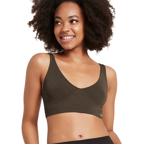 Shaper Crop Bra Dark Olive str. XS