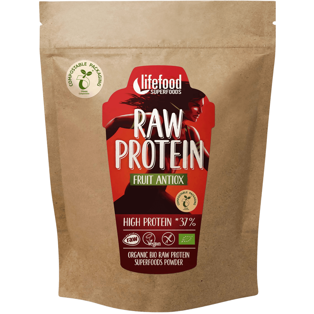 Lifefood Lifebar Proteinpulver Frukt RAW Ekologisk Superfood | 450 g