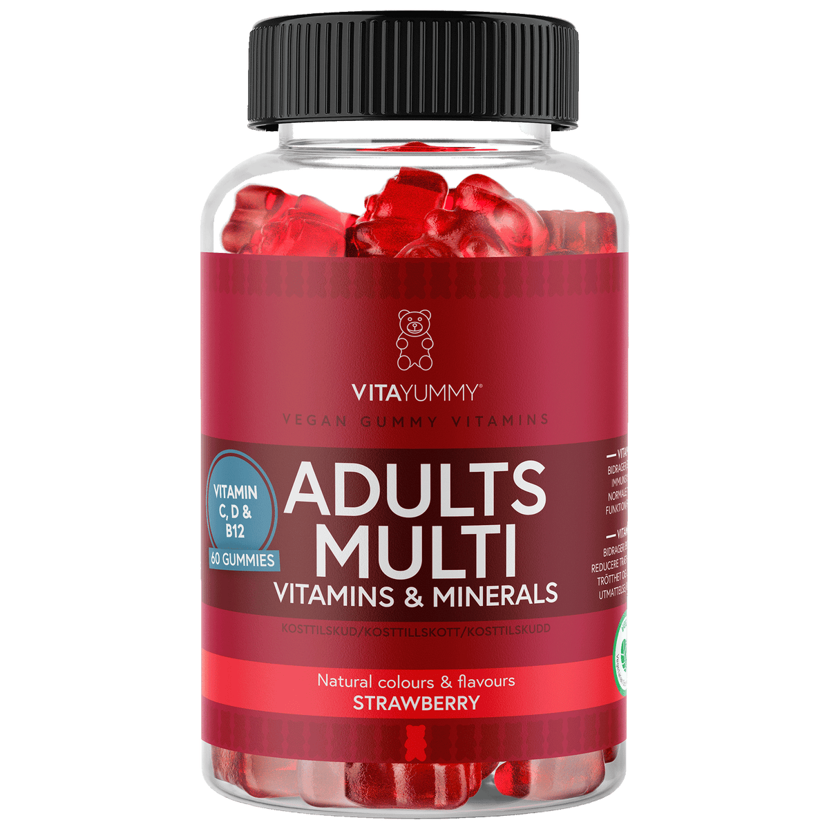 VitaYummy Adults Multi Strawberry | 60 st