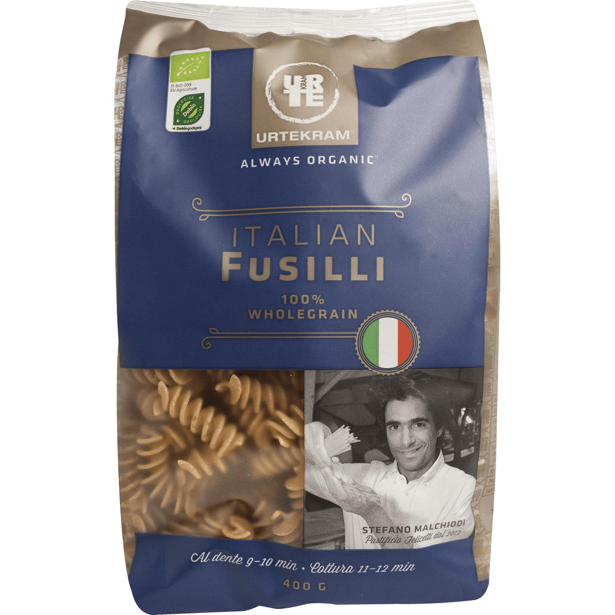 Urtekram Fusilli fuldkorn (skruer) | 400 g