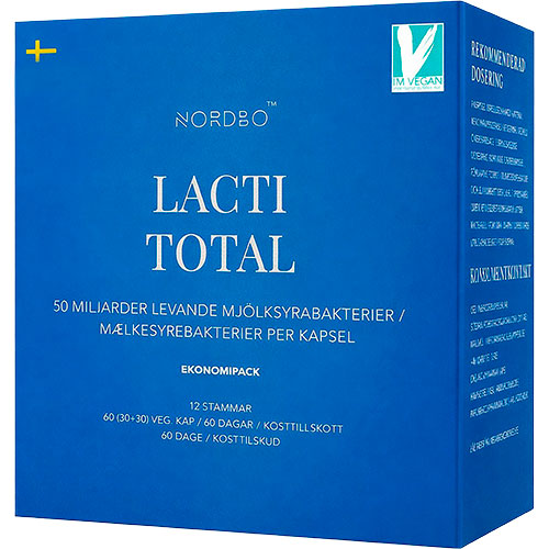 NORDBO Lactitotal 50 Mia. | 60 kapslar