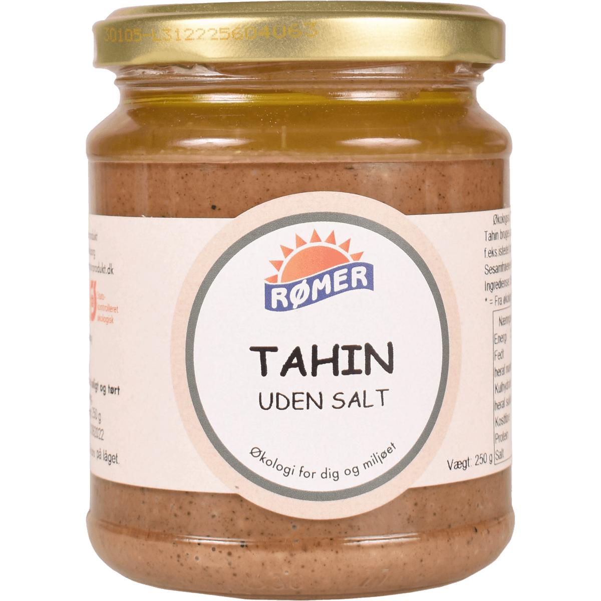 Rømer Tahin utan Salt Ekologisk | 250 g