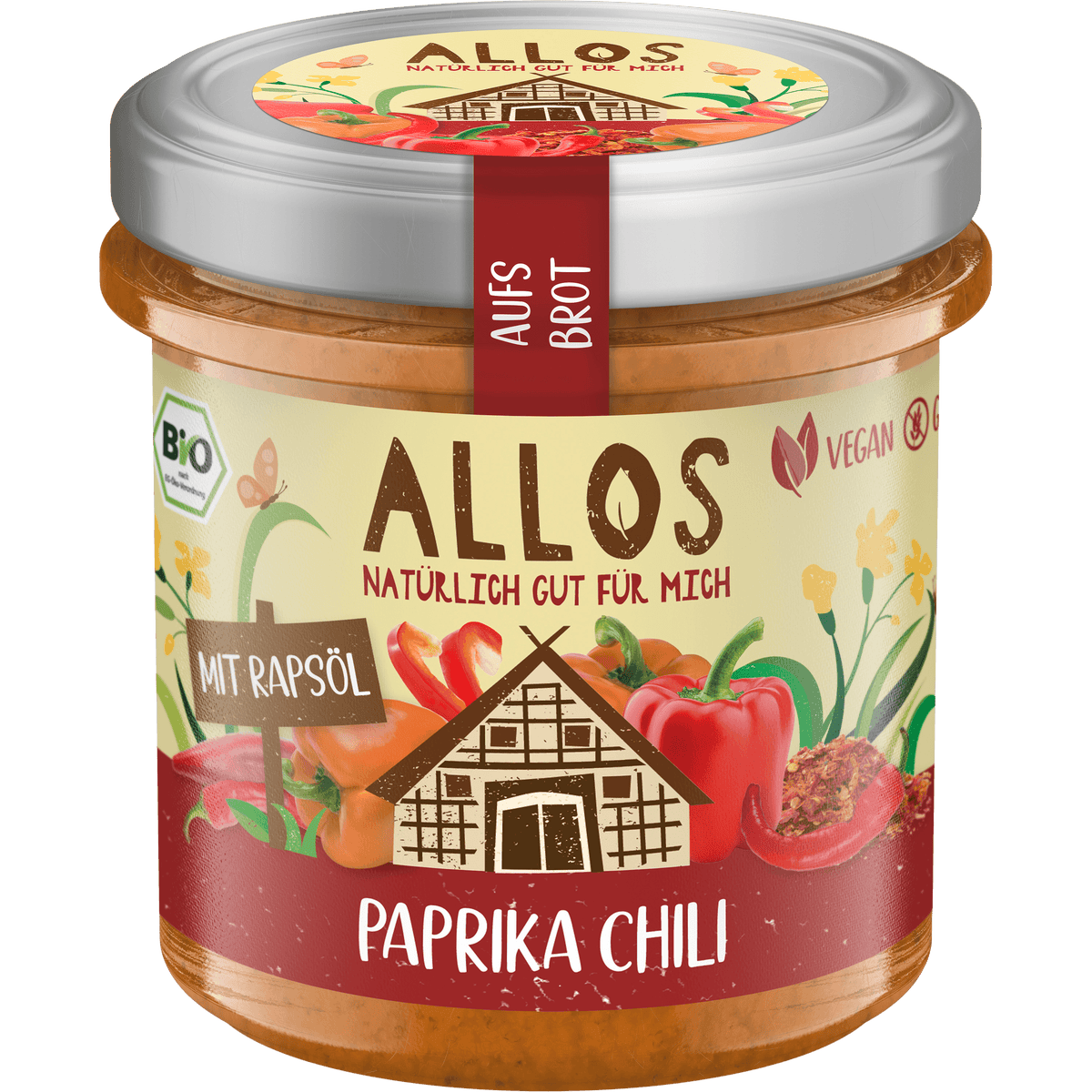 Allos Smörgåspålägg Aufs Brot | Peppar Frukt Chili EKO