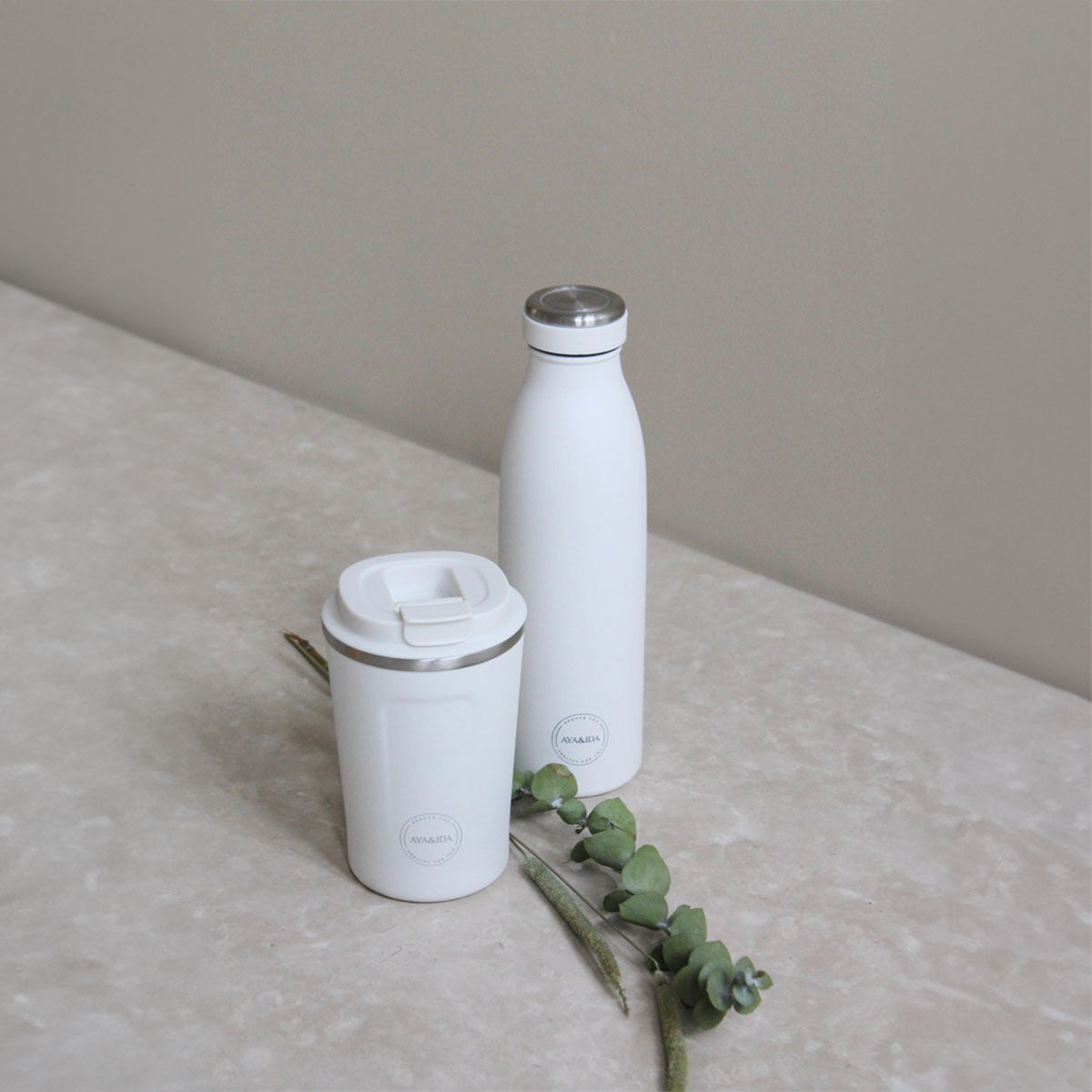 Termosmugg Rostfritt Stål Vintervit