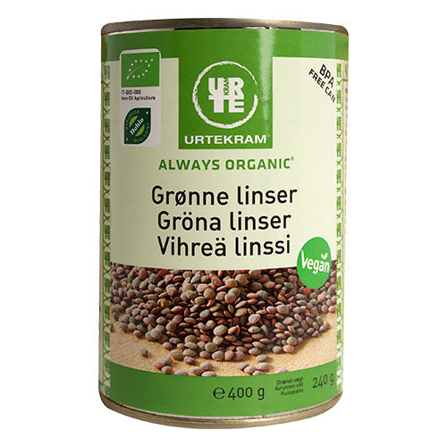 Linser gröna på burk EKO