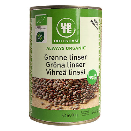 Linser gröna på burk EKO