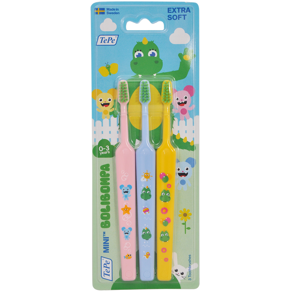 Good Barntandborste för barn 0-3 år Mini Extra Soft