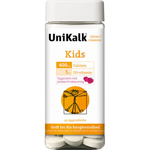 Unikalk Kids Jordgubb Och Hallon | 90 tabl.