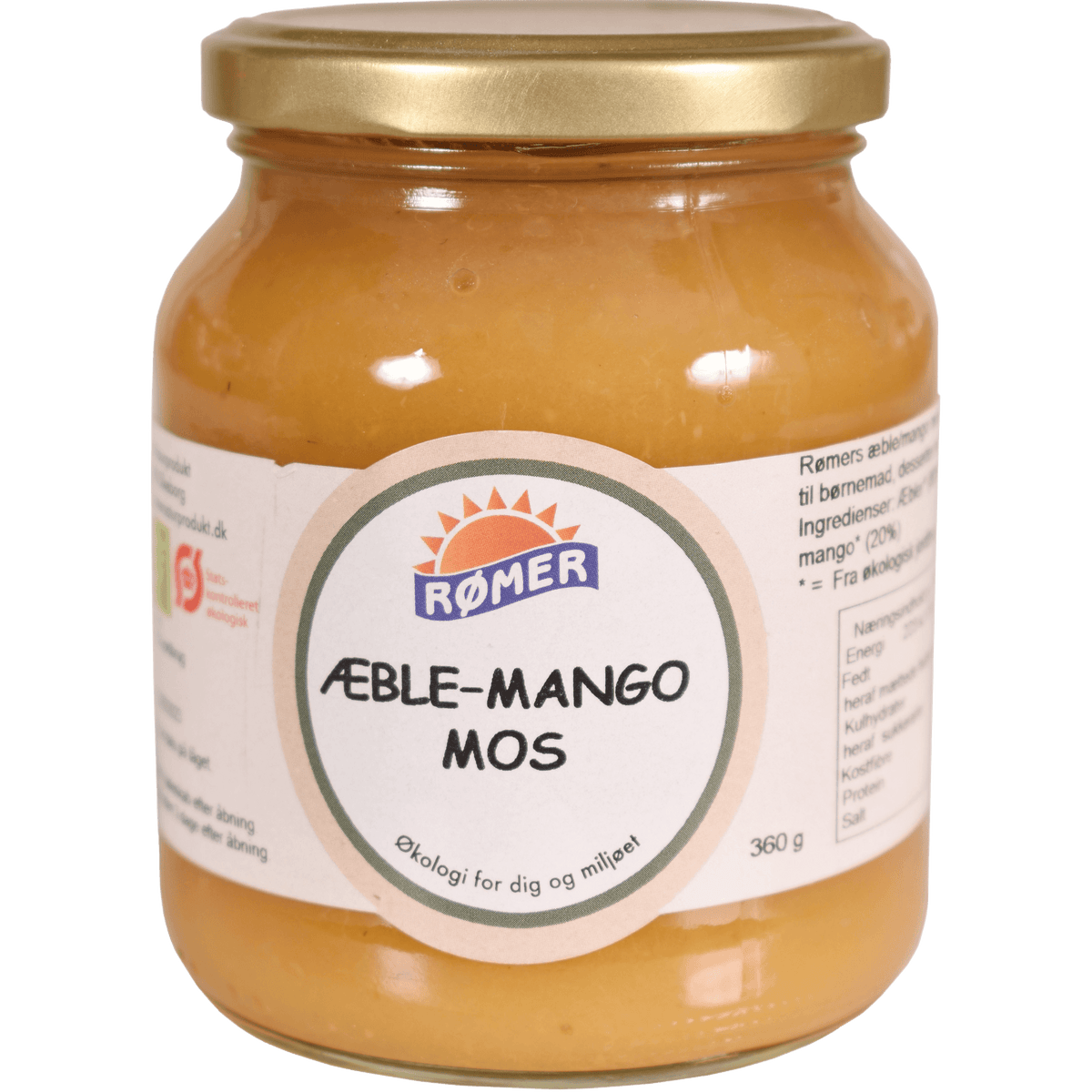 Rømer Äpple Mango Puré Demeter Ekologisk | 360 g