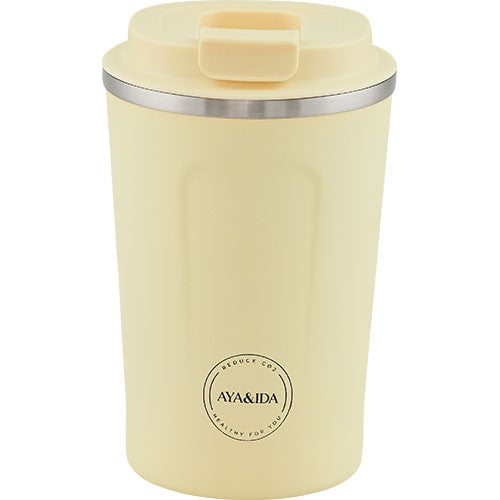 Termosmugg Rostfritt Stål Smör Gul