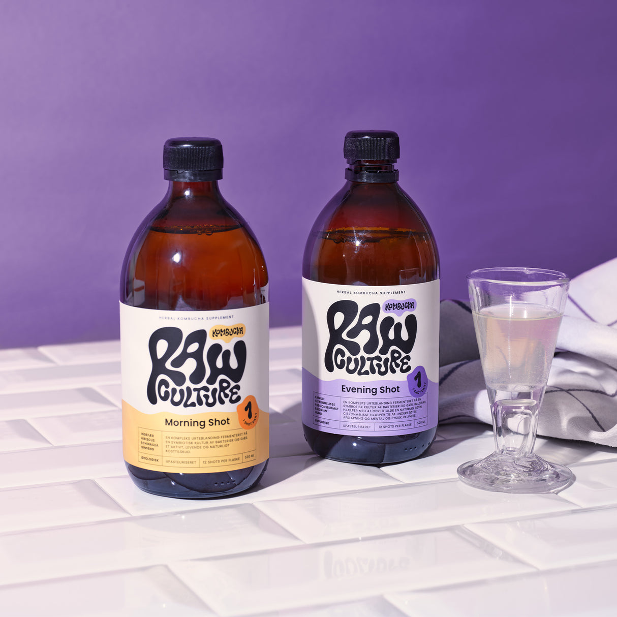 Raw Culture Kombucha Kvälls Shot EKO | 500 ml