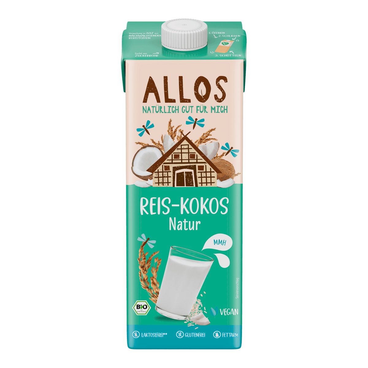 Allos Ris/kokosdryck Ekologisk | 1 liter