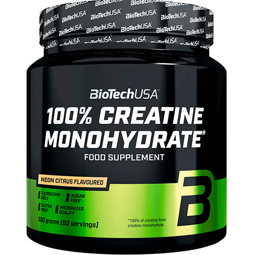BioTechUSA Creatine Monohydrate 300 g | Neon Citrus
