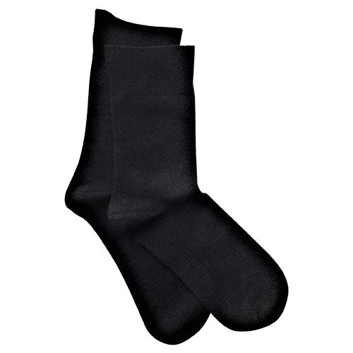 Strømper Bambus Sort str 42-46