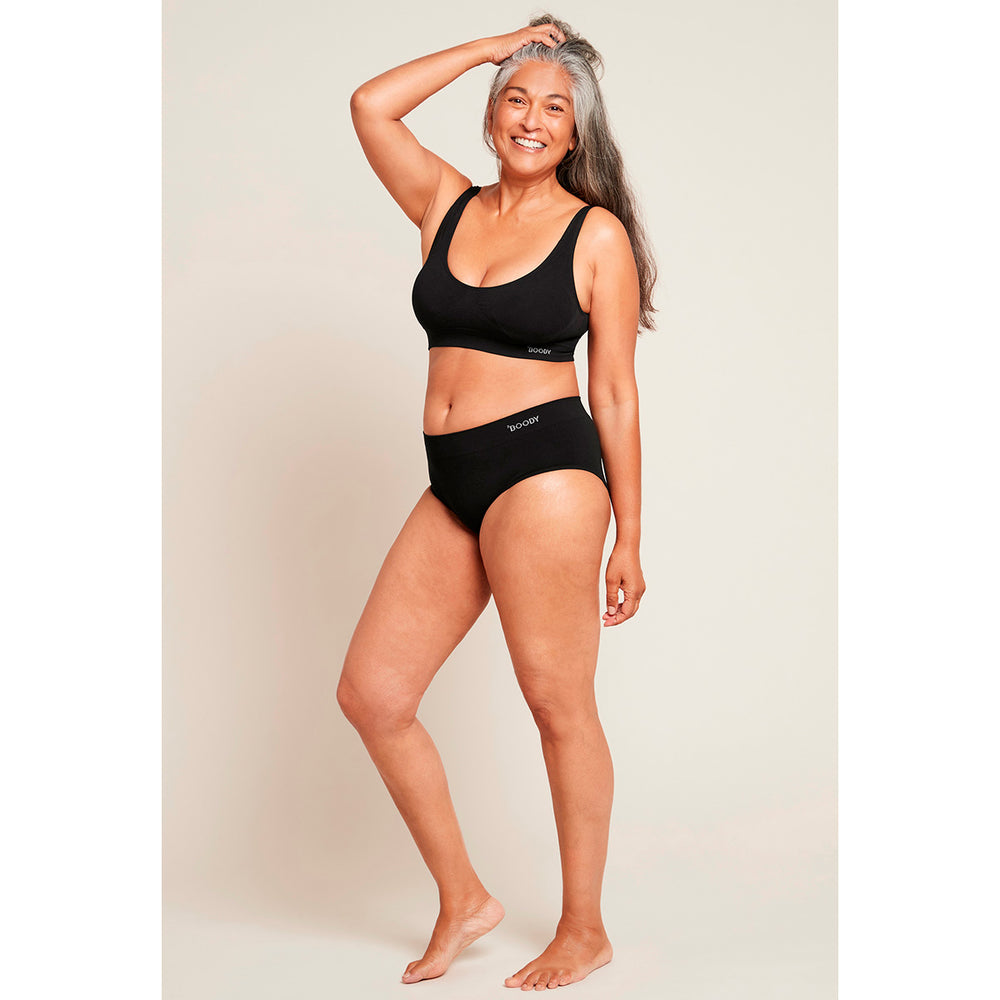 Bambu Trosor Medium High Svart