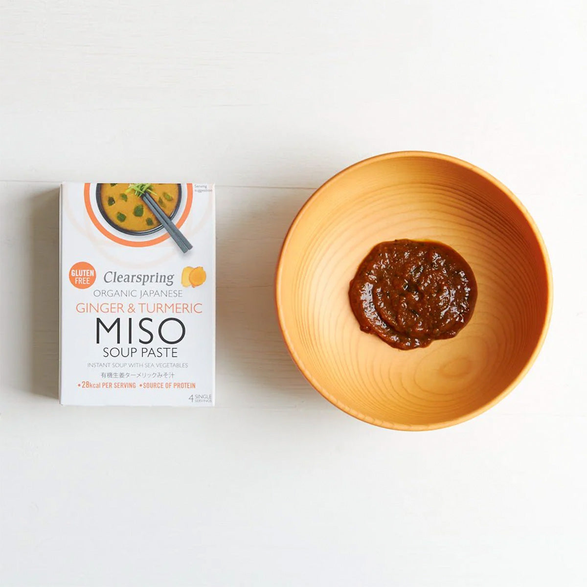 Instant Miso Soppa Ingefära & Gurkmeja EKO