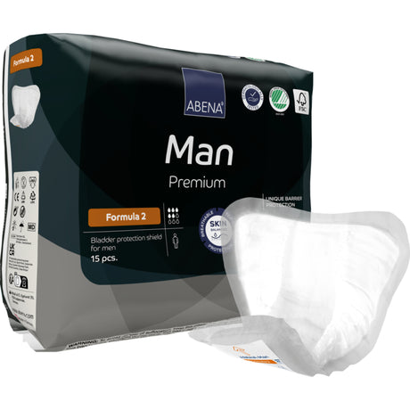 Man Formula 2 för män, Inkontinensskydd med tejp, Premium
