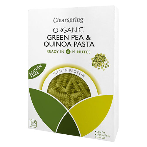 Glutenfri Fusilli Med Gröna Ärtor & Quinoa EKO, Vegansk