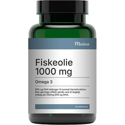 Mezina Fiskeolie Omega-3 - 1000 mg