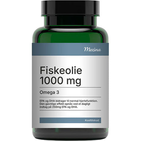 Mezina Fiskeolie Omega-3 - 1000 mg