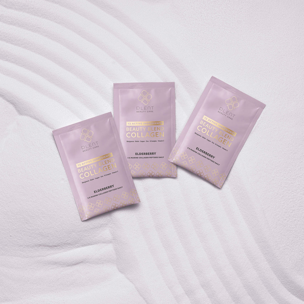 Plent Beauty Blend Collagen 30 x 5 g | Elderberry