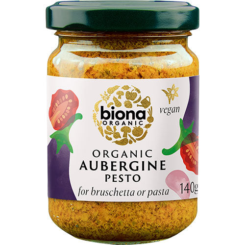 Biona Organic Aubergine Pesto Ekologisk | 140 g