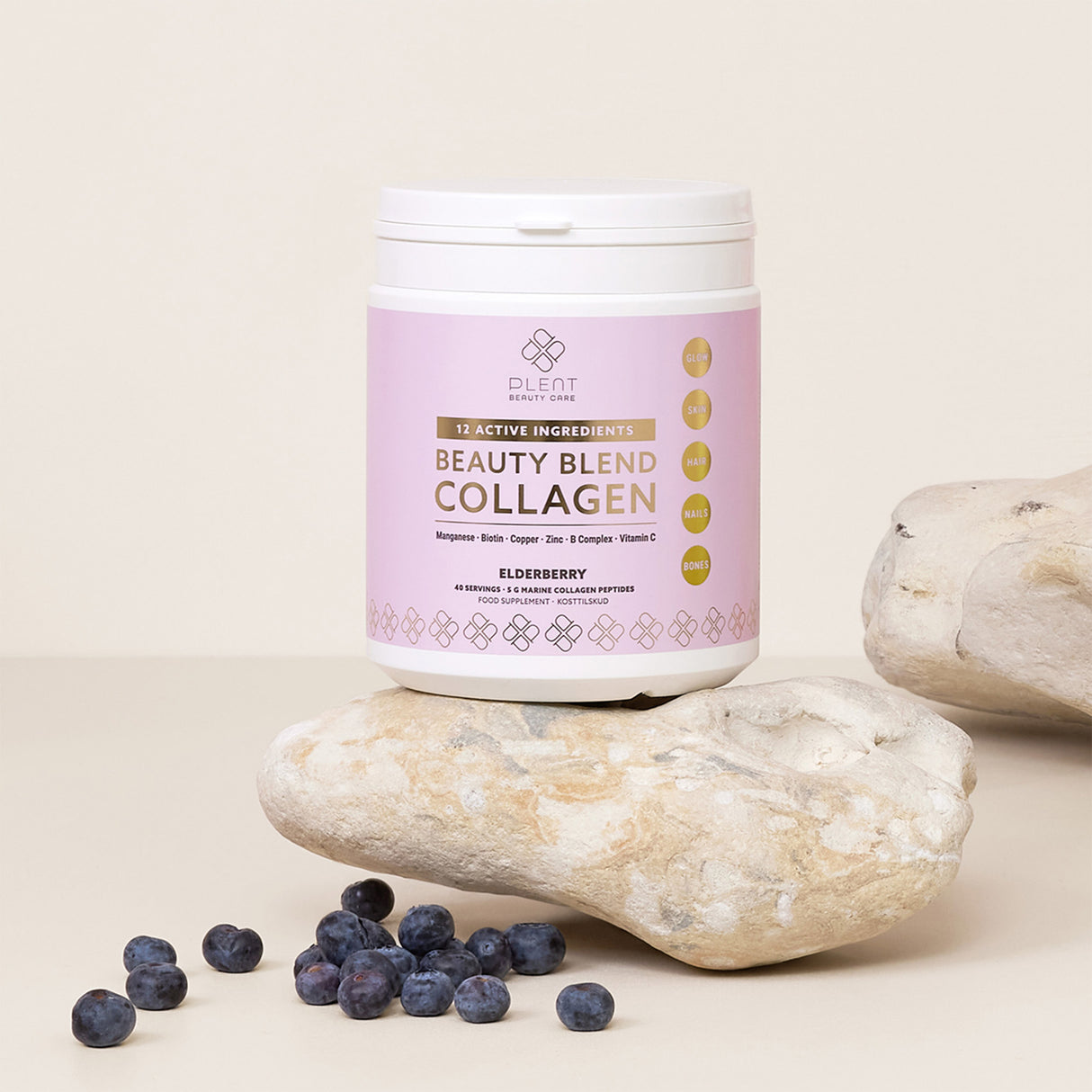 Plent Beauty Blend Collagen | Elderberry