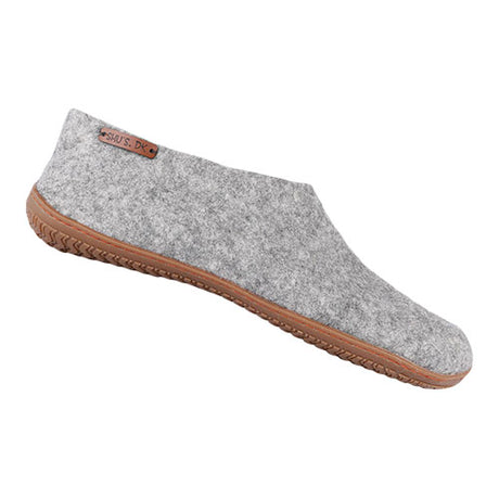 SHU`S hjemmesko med gummi sål - Light grey 41