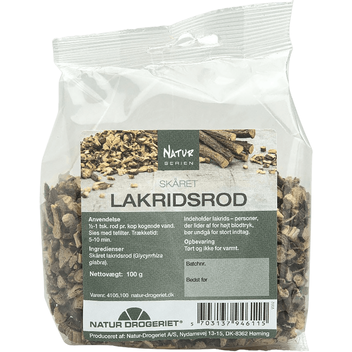 Natur-Drogeriet Skuren Lakritsrot | 100 g