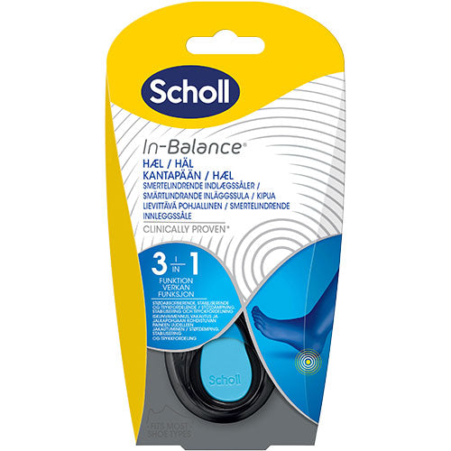 Scholl Med Insoles Heel 3in1 (S)