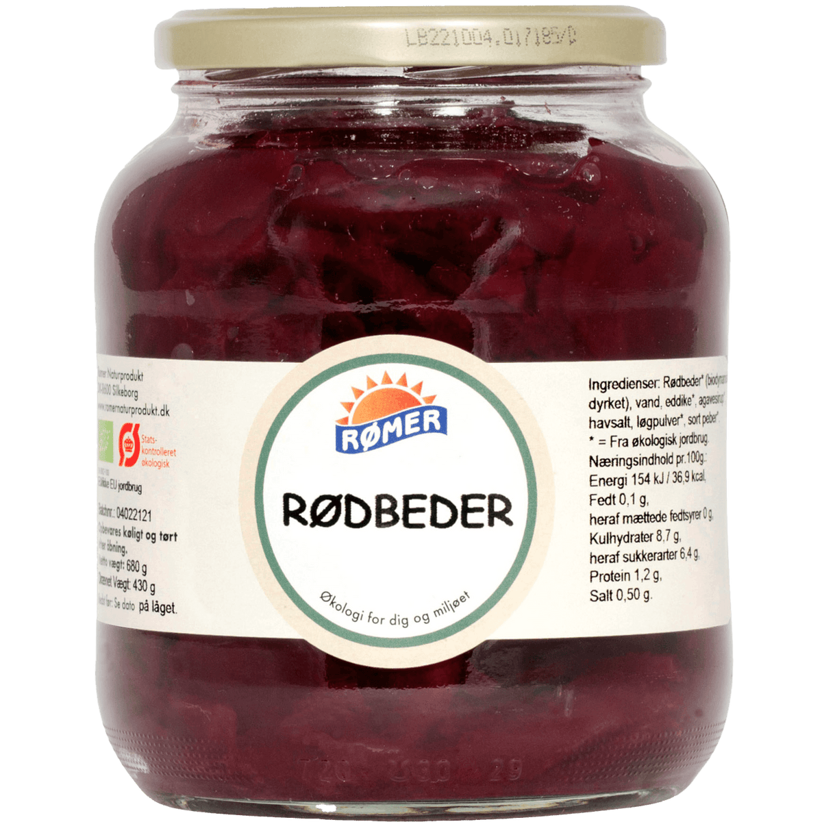 Rømer Rödbetor i Glas Demeter Ekologisk | 680 g