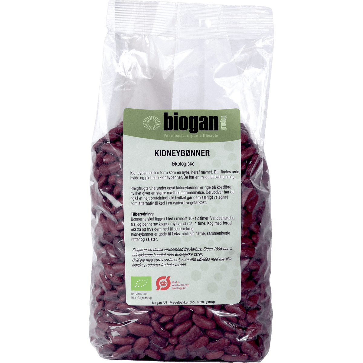 Biogan Kidney Bönor Ekologisk | 1 kg