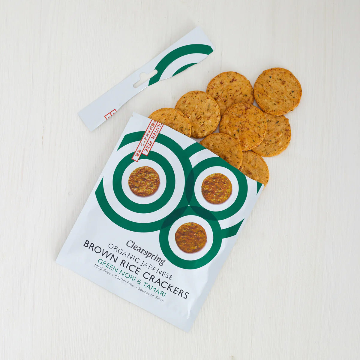 Rice Cracker Nori tång & Tamari EKO Glutenfri