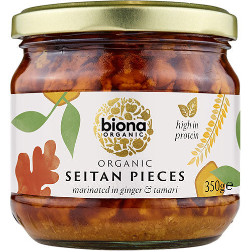 Organic Seitan Med Sojasås Och Ingefära Eko