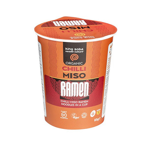 Chili Miso Ramen Ögonblicklig Kopp Eko
