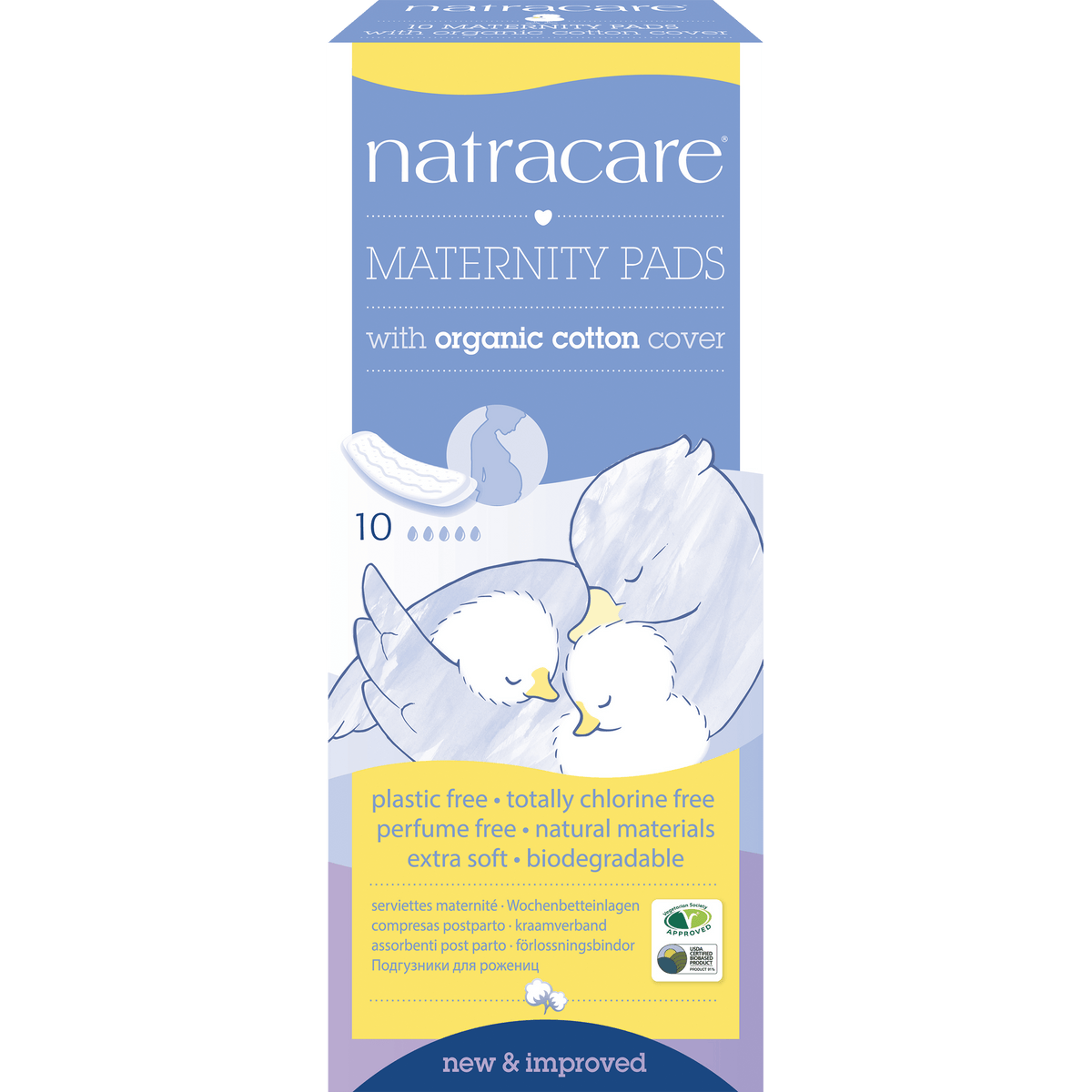 Natracare New Mother Efterförlossningsbindor | 10 st