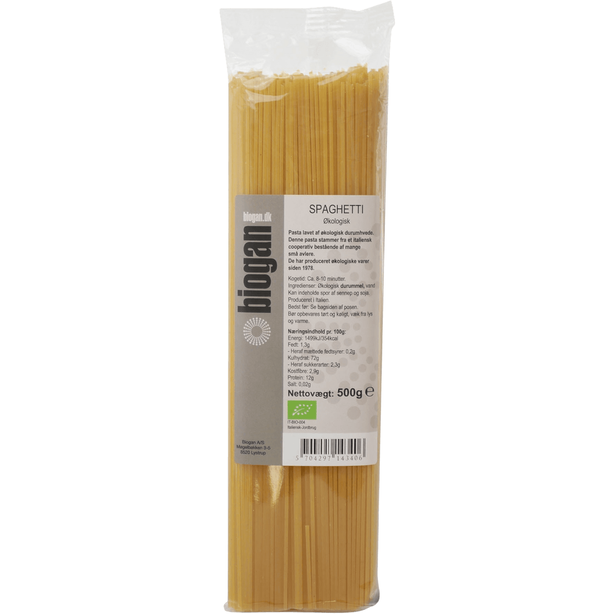 Biogan Spaghetti Ekologisk | 500 g