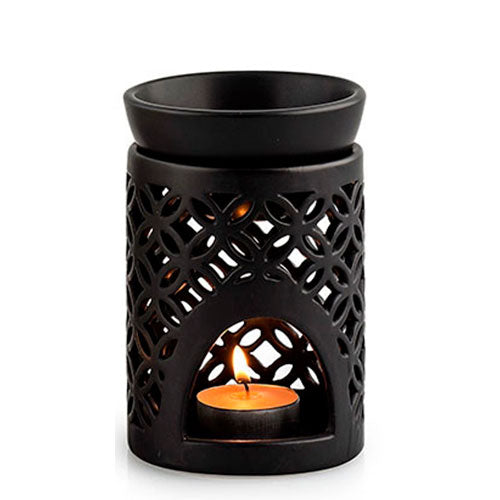 Doftlampa Svart Hålmönster