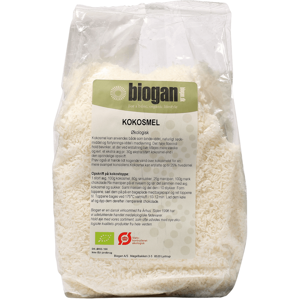 Biogan Kokosflingor Ekologisk | 500 g