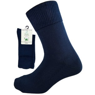 Kilde & Co. Cotton - Diabetic & Comfort Sock Mörkblå
