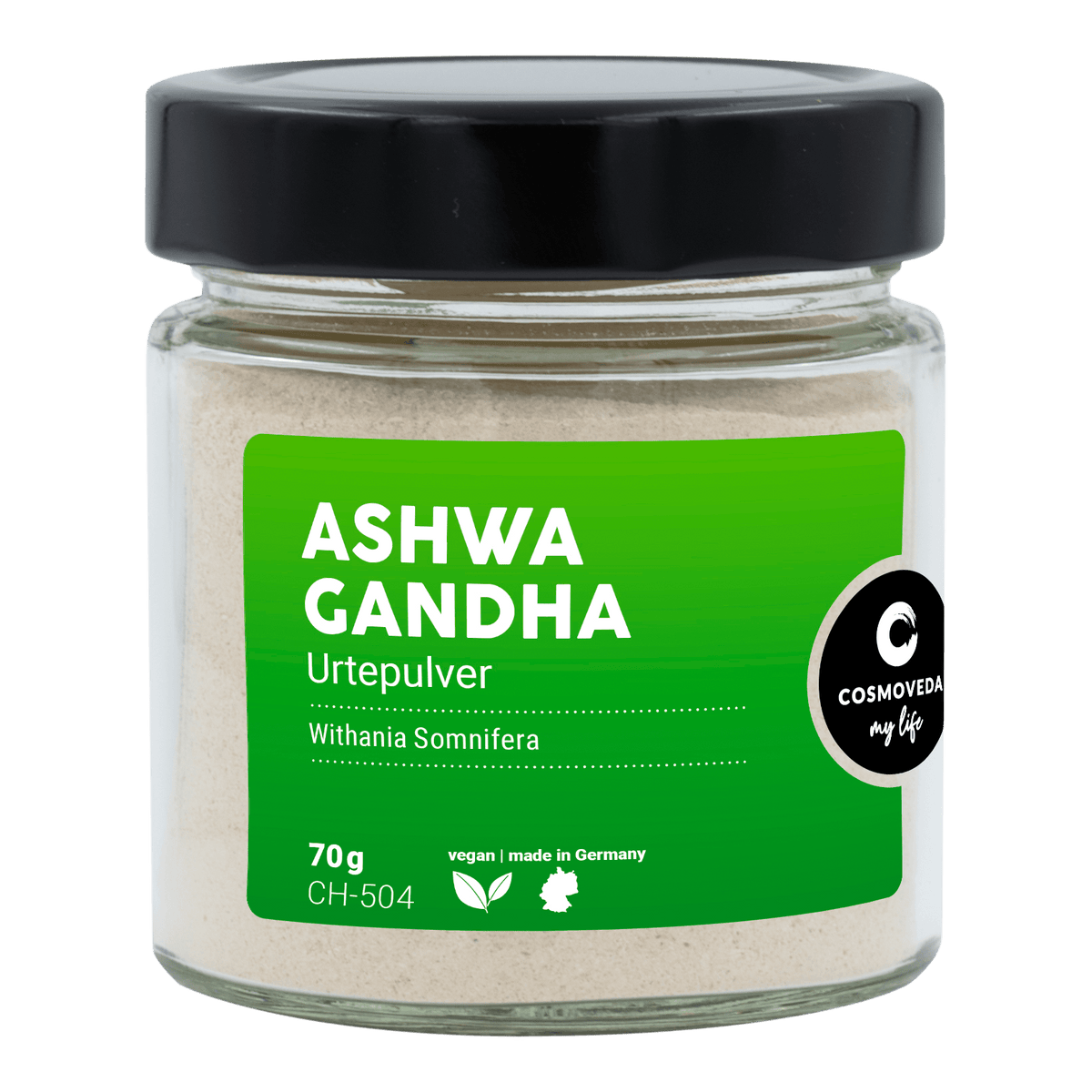 Cosmoveda Ashwagandha Pulver Ekologisk | 70 g