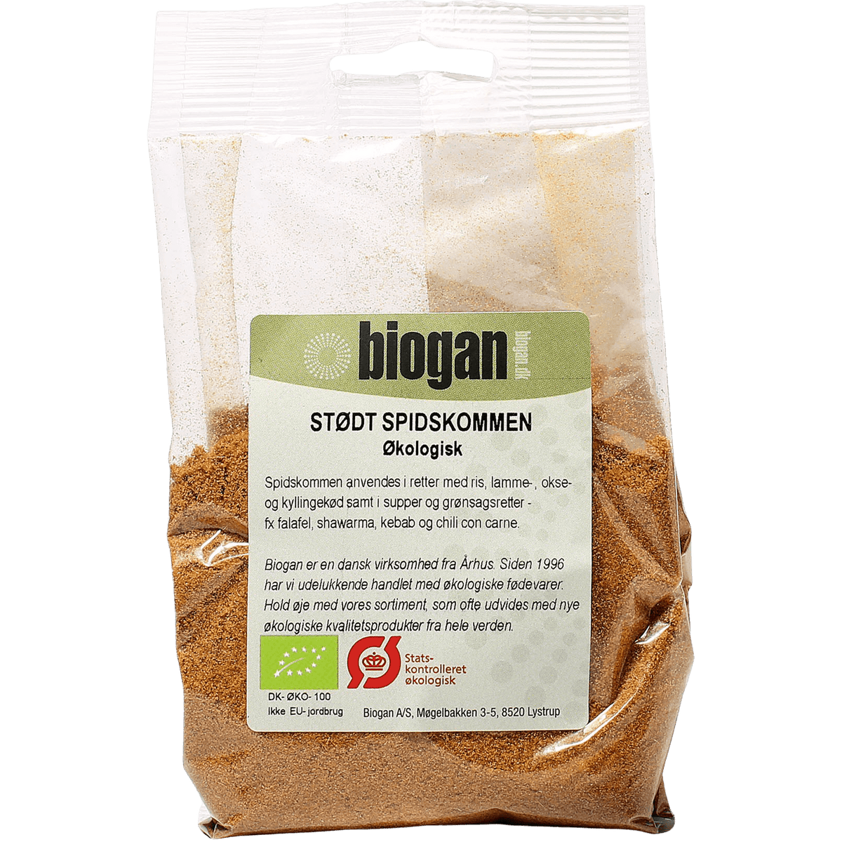 Biogan Stött Spiskummin Ekologisk | 100 g