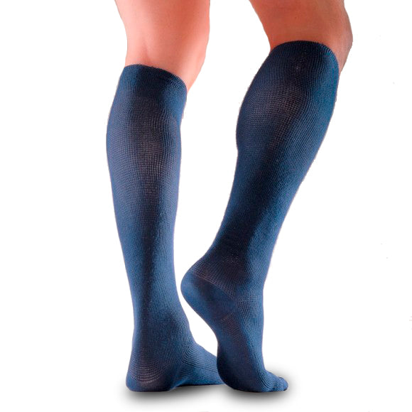 Bomull Knästrumpa - Navy